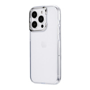 【iPhone15 Pro ケース】スタンド搭載ハイブリッドケース 「UTILO Cam Stand」 (シルバー)