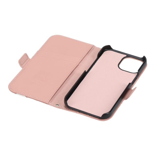 【iPhone15 ケース】DAISY PACH PU QUILT Leather Book Type Case (DUSTY PINK/WHITE)サブ画像