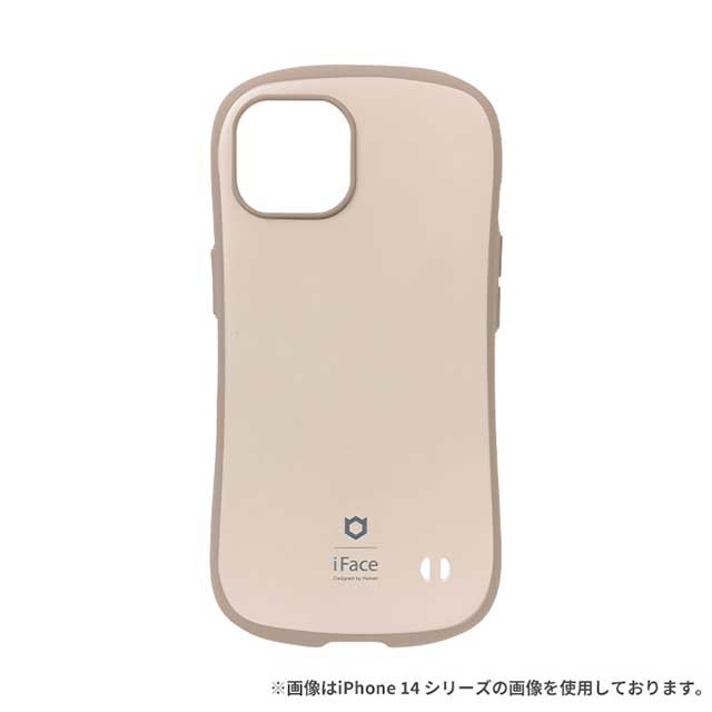 【iPhone15 ケース】iFace First Class Cafeケース (カフェラテ)