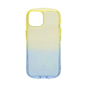 【iPhone15 ケース】iFace Look in Clear Lollyケース (レモン/サファイア)