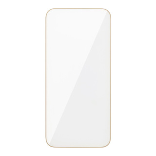 【iPhone15 Plus/14 Pro Max フィルム】iFace Round Edge Tempered Glass Screen Protector ラウンドエッジ強化ガラス 液晶保護シート (ベージュ)
