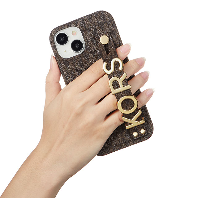 【iPhone15 ケース】Slim Wrap Case Stand ＆ Ring (Brown)サブ画像