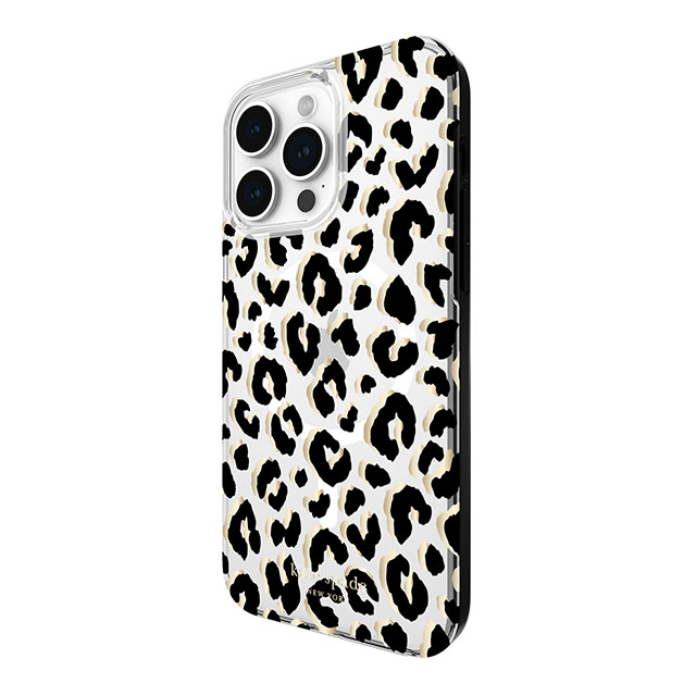 【iPhone15 Pro Max ケース】Protective Hardshell Case for MagSafe (City Leopard Black/Gold Foil/Clear)サブ画像