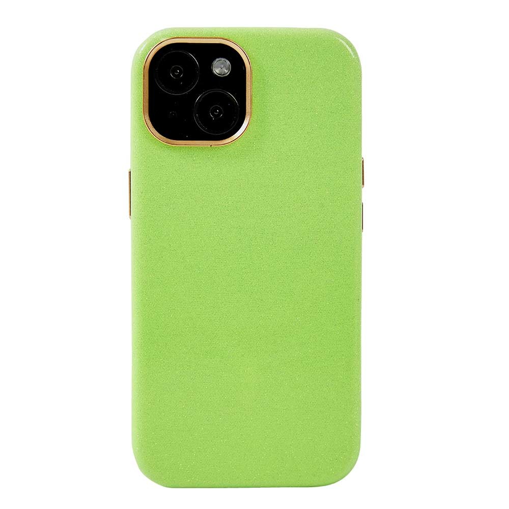 【iPhone15/14/13 ケース】Sparkling Case(neon green)