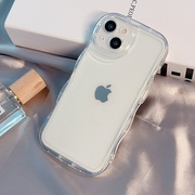 【iPhone14 ケース】Wavy Clear Case (c...