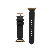 【Apple Watch バンド 41/40/38mm】noble レザーバンド (ブラック) for Apple Watch SE(第2/1世代)/Series9/8/7/6/5/4/3/2/1