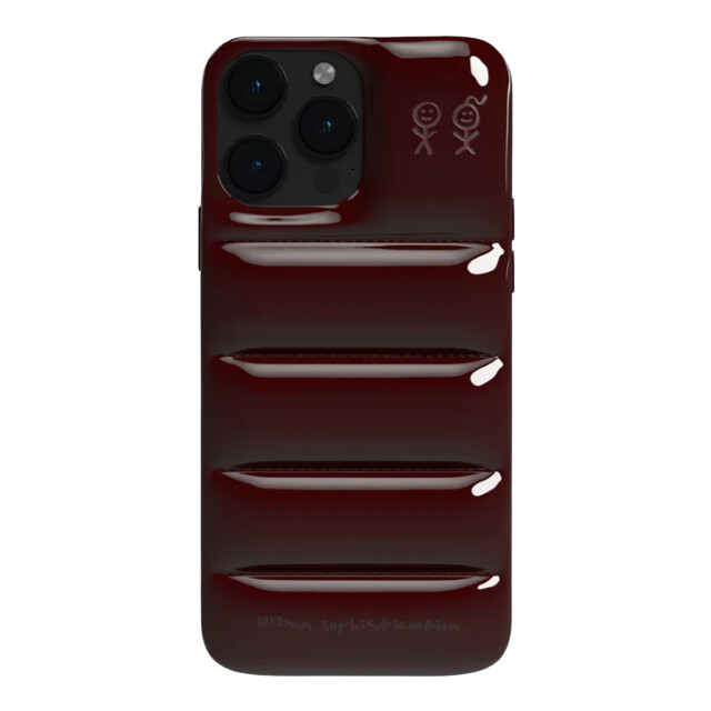 【iPhone15 Pro Max ケース】THE PUFFER CASE (DARK CHERRY)サブ画像