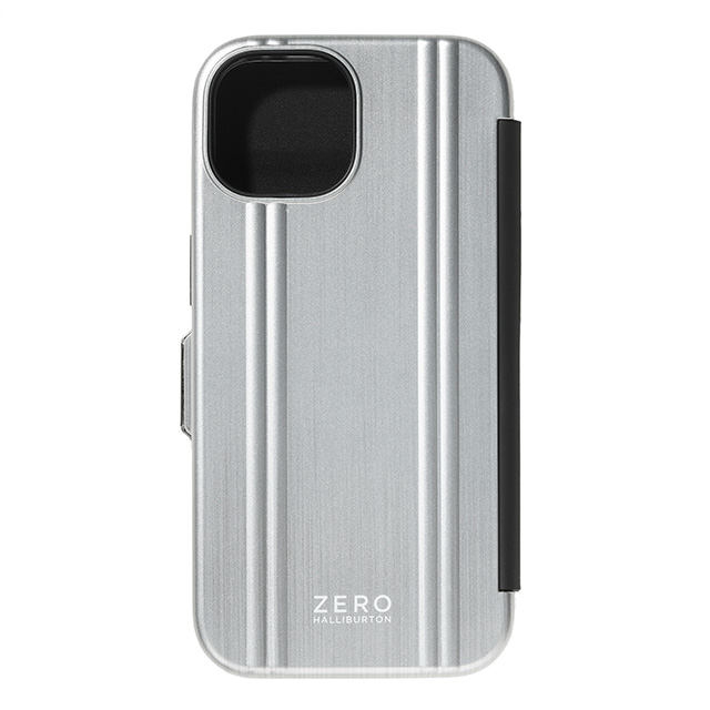 【アウトレット】【iPhone15/14/13 ケース】ZERO HALLIBURTON Hybrid Shockproof Flip Case (Matte Silver)サブ画像