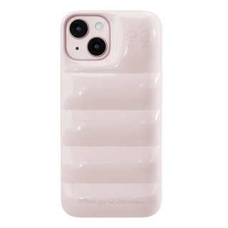 【iPhone15/14/13 ケース】THE PUFFER CASE (STRAWBERRY FROZEN YOGURT)