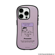 【iPhone15 Pro ケース】PEANUTS iFace First Classケース (くすみパープル/ルーシー)