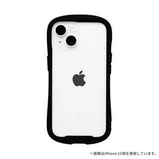 【iPhone14 ケース】iFace Reflection Frost 強化ガラスクリアケース (ブラック)