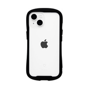 【iPhone15 ケース】iFace Reflection Frost 強化ガラスクリアケース (ブラック)