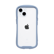 【iPhone15 ケース】iFace Reflection Frost 強化ガラスクリアケース (ペールブルー)