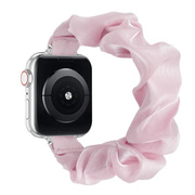 【Apple Watch バンド 41/40/38mm】シュシュループバンド (ピンク) for Apple Watch SE(第2/1世代)/Series9/8/7/6/5/4/3/2/1