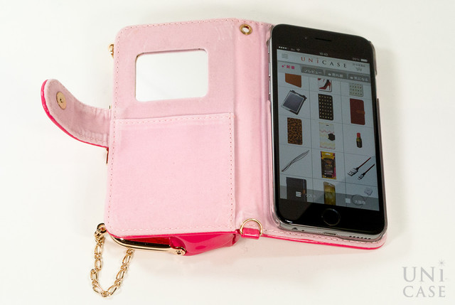 【iPhone6s/6 ケース】icoin GAMACO ピンクのインナー