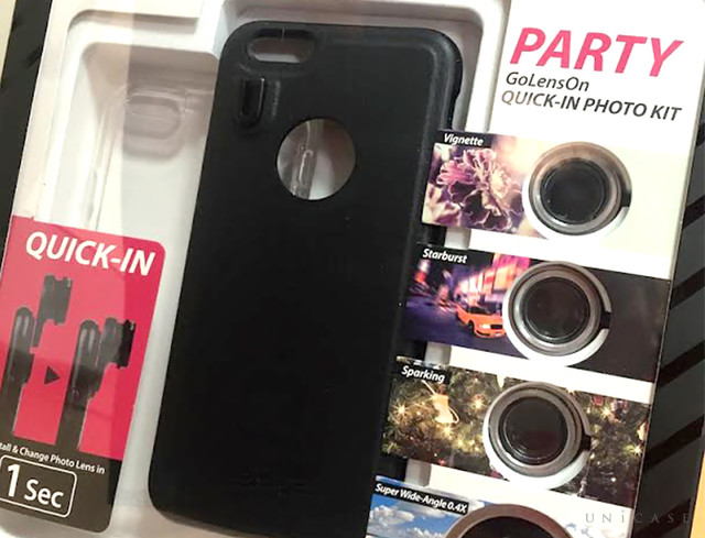 お出かけの楽しみが増える♪レンズ付属のiPhone6s/6ケース：GoLensOn Case Party Pack