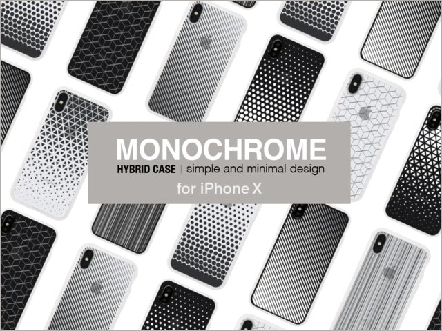 MONOCHROME CASE for iPhoneX