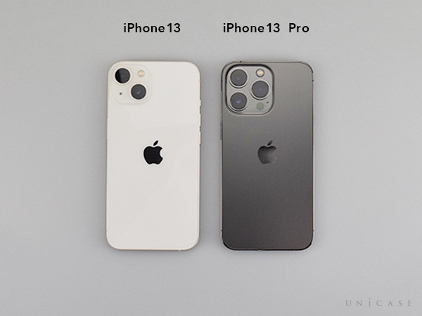 iPhone13(左)とiPhone13Pro(右) 背面比較