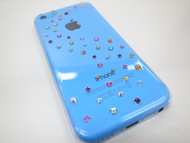 高級感あふれるスワロフスキークリスタルを配した高級ハードケース：Bling My Thing iPhone 5c Milky Way Cotton Candy