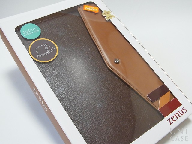 【iPad mini3/2/1 ケース】Prestige Envelope Folio ダークブラウンのパッケージ
