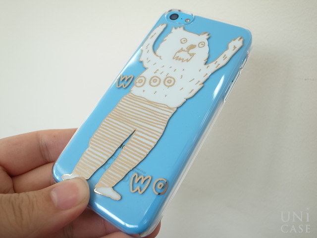 【iPhone5c ケース】iPhone Case WOLF CR CをiPhone5cにつけた全体写真