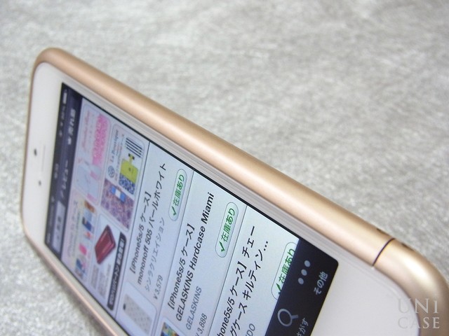 【iPhoneSE(第1世代)/5s/5 ケース】Duralumin Curvacious Bumper (Gold)の完成形