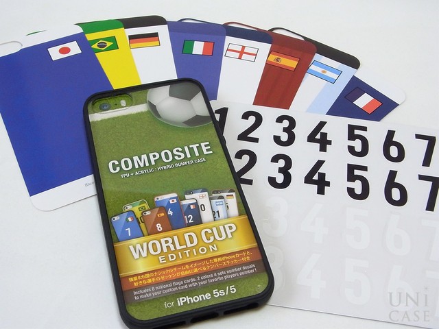 ナショナルチーム強豪8ヶ国の中から好きなチームと選手ゼッケンを選んで応援しよう：Bluevision Composite World Cup Edition Black