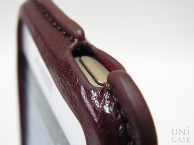 【iPhone5s/5 ケース】BZGLAM Wearable Leather Cover ブラウンの操作性