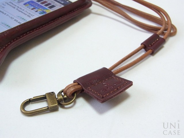 【iPhone5s/5 ケース】BZGLAM Wearable Leather Cover ブラウンのストラップ