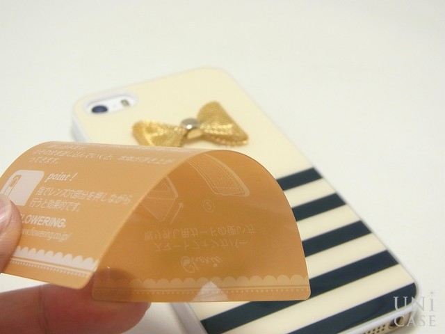 【iPhoneSE(第1世代)/5s/5 ケース】iPhoneケース SC-128-WH ホワイトのカード