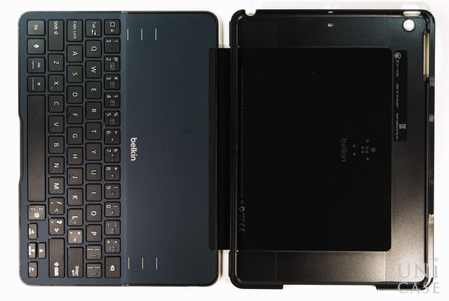 【iPad Air(第1世代) ケース】Ultimateキーボードケース ブラックの内側