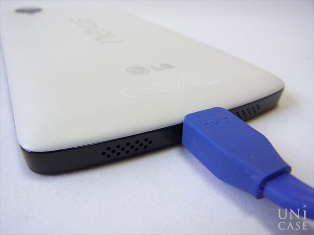 DUO SYNCABLE - MICRO/LIGHTNING - USB/0.3M BLUEのNexus充電