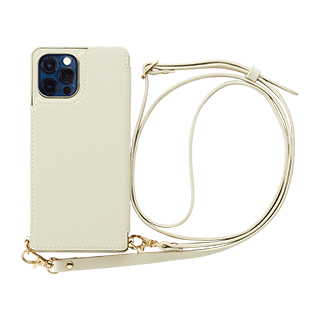 【iPhone12/12 Pro ケース】Cross Body Case for iPhone12/12 Pro (ivory)