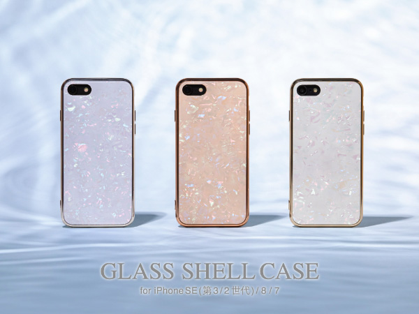 Glass Shell Case for iPhoneSE(第3世代)/iPhone SE3 ケース