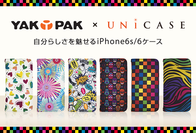 限定コラボiPhone6s/6ケース YAKPAK（ヤックパック） × UNiCASE
