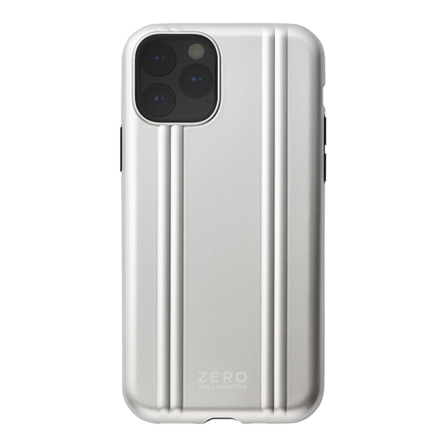 【【iPhone 11 Pro ケース】ZERO HALLIBURTON Shockproof case for iPhone 11 Pro(SILVER)