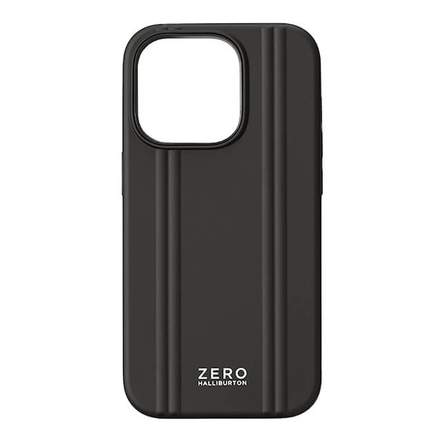 【iPhone14 Pro ケース】ZERO HALLIBURTON Hybrid Shockproof Case(Black)