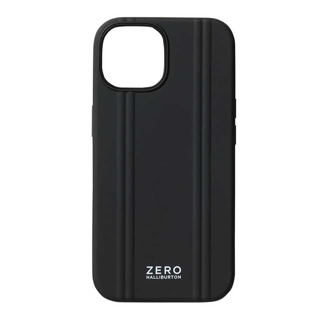 【iPhone15 ケース】ZERO HALLIBURTON Hybrid Shockproof Case for iPhone15 (Black)